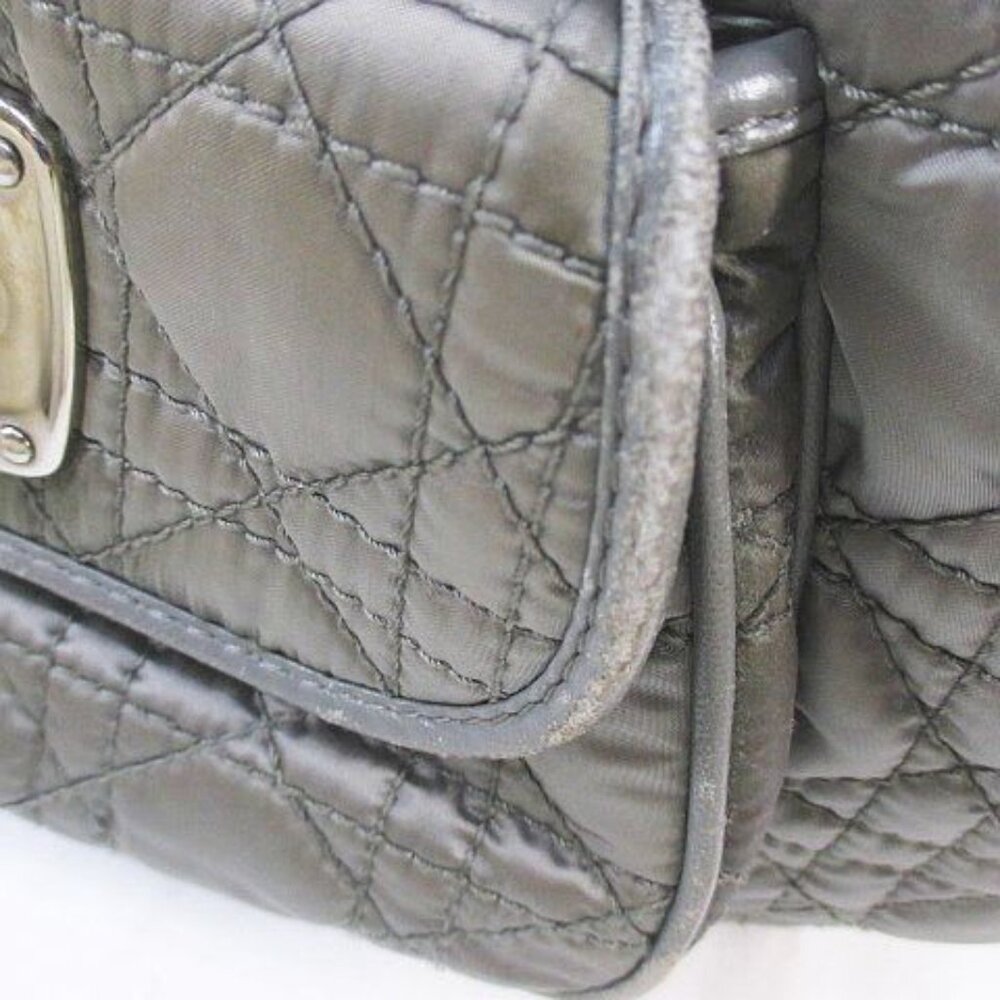 Christian Dior Cannage Handbag Quilted Charm Green - Picture 8 of 9